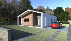 Villa moderna in legno 150mq